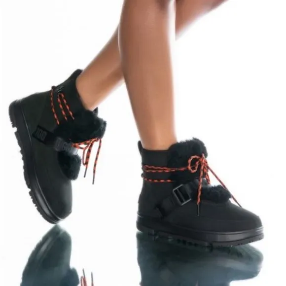 UGG | Classic Weather Hiker Boots Black Size 6 NEW