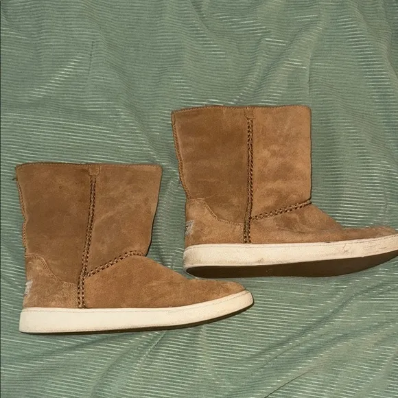 UGG Cozy Tan Fur Interior Boots 10