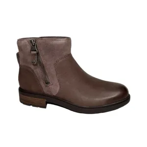 UGG Harrison Zip Booties Thunder Cloud Leather 9.5