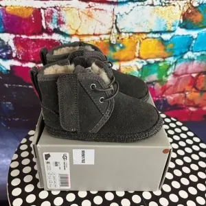 Ugg I Baby Neumel Charcoal Boots Booties Size 4