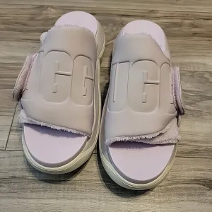 Ugg La Alto Slide Platform Sandals‎ Womens 9  Lavender Slip On NWOB