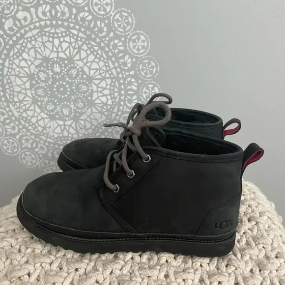 UGG Neumel Weather II Black Waterproof Boots Men's Size 8