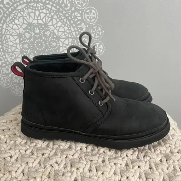 UGG Neumel Weather II Black Waterproof Boots Men's Size 8