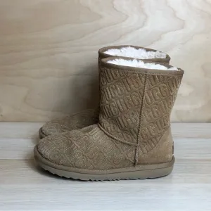 UGG Tan Shearling Boots Size 5.