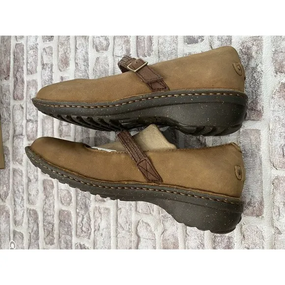 UGG W Kandace Mary Jane Style Shoes Brown 10 Leather Lined New In Box