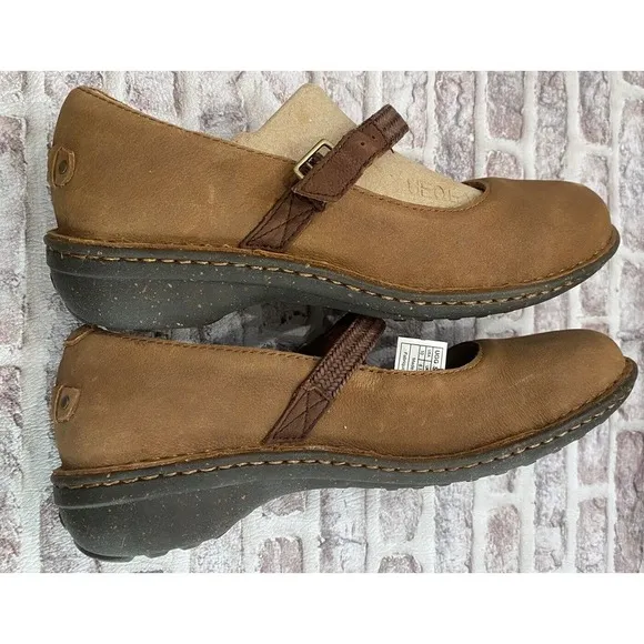 UGG W Kandace Mary Jane Style Shoes Brown 10 Leather Lined New In Box