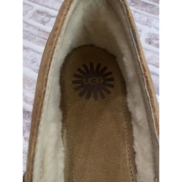 UGG W Kandace Mary Jane Style Shoes Brown 10 Leather Lined New In Box