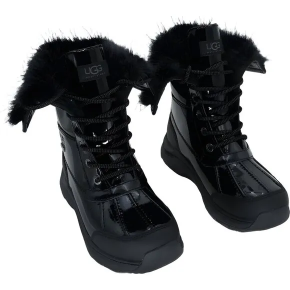 UGG Women's Adirondack III Patent Boot Black Size 6