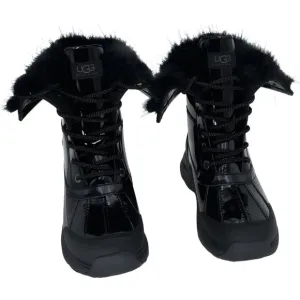 UGG Women's Adirondack III Patent Boot Black Size 6