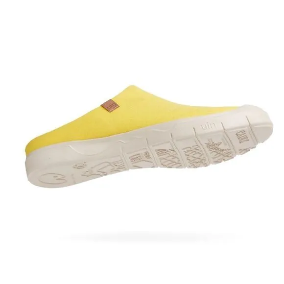 UIN Men's Fashion Slippers Walking Casual Shoes(Yellow Maize Cadiz III Men)