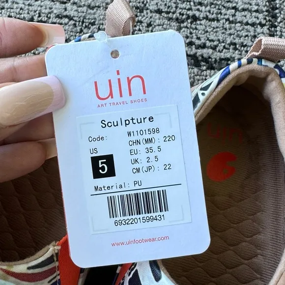 UIN Sculpture Toledo II Travel Shoes NWT