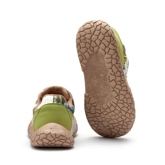 UIN Women's Walking Travel Shoes Casual Comfort Sneakers(DAWN FOREST)