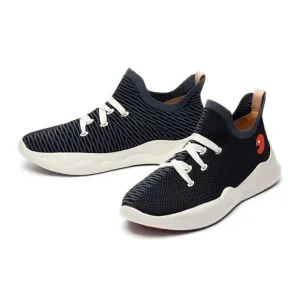 UIN Men's Sneakers Lightweight Walking Comfy Shoes (Double Black Mijas )