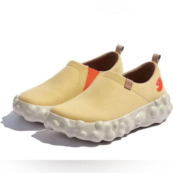 UIN Women's Walking Shoes Casual Wide Toe Chunky Sneaker (Toledo 6- Dusty Leaf)