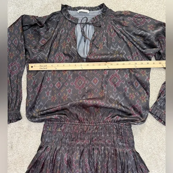 Ulla Johnson - Piera Mini Dress w Drop Waist in Batik Geometric - Sz 6 - EUC