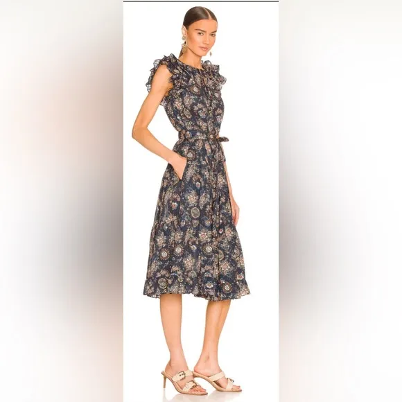 Ulla Johnson Virginia Dress in Twilight - EUC