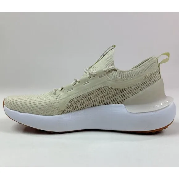 Under Armour HOVR Phantom 3 SE Mens 10 Brown White Running Shoes 3026582-201 New
