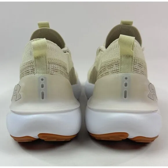Under Armour HOVR Phantom 3 SE Mens 10 Brown White Running Shoes 3026582-201 New