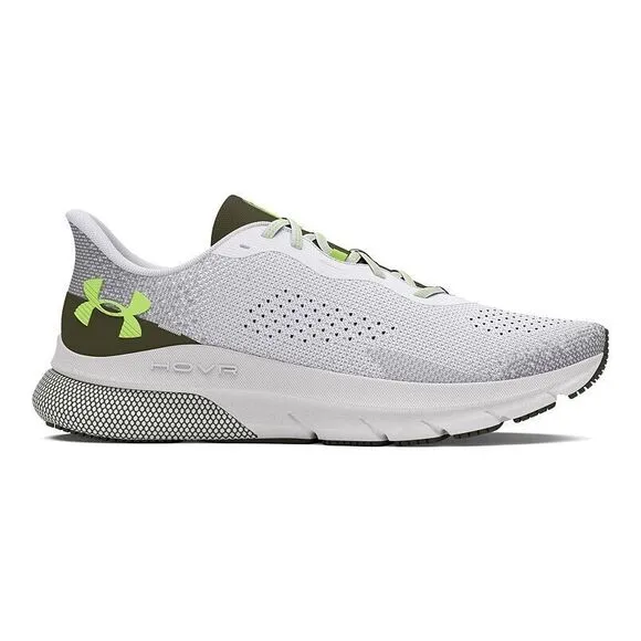 Under Armour HOVR Turbulence 2 Men's Running Shoes White/Gray/green Size 11.5