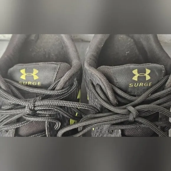Under Armour Surge 2 Black/Green 3022595-003 Running Shoes