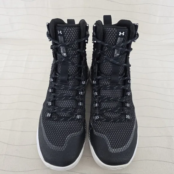 Under Armour Womens HOVR Highlight Ace 3.0 Black White Volleyball Shoes Size 9