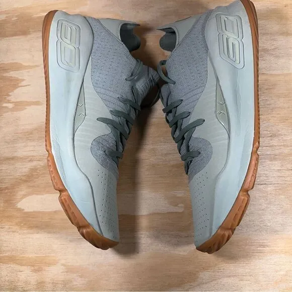 Under Armour Curry 4 Sage Green Shoes Men’s Size 12