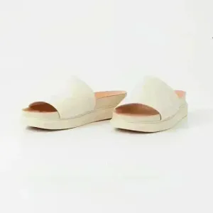 Vagabond Women’s Erin Leather Slip On Sandals Size 9 Off White Open Toes