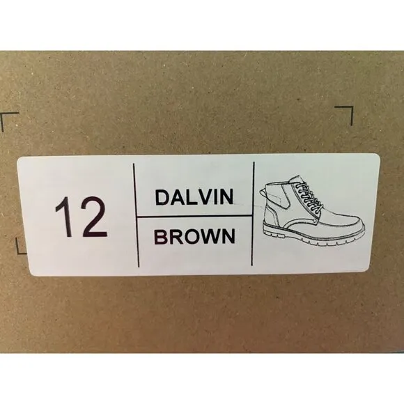 Vance Co Men’s Dalvin Dress Boots Brown Size 12 NIB