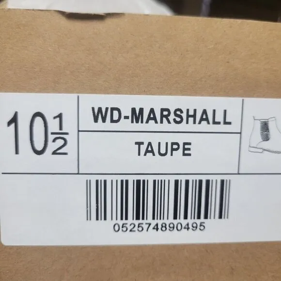 VANCE Shoe Co. WD-Marshall Dress Boots Men's.  Size 10.5. New In Box $89.