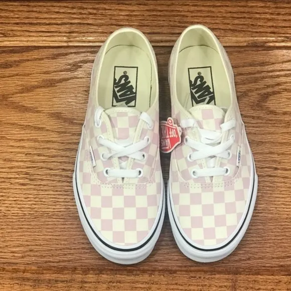 Vans Authentic Checkerboard Chalk Pink Shoes