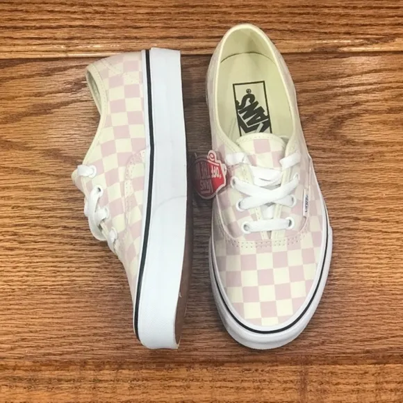 Vans Authentic Checkerboard Chalk Pink Shoes