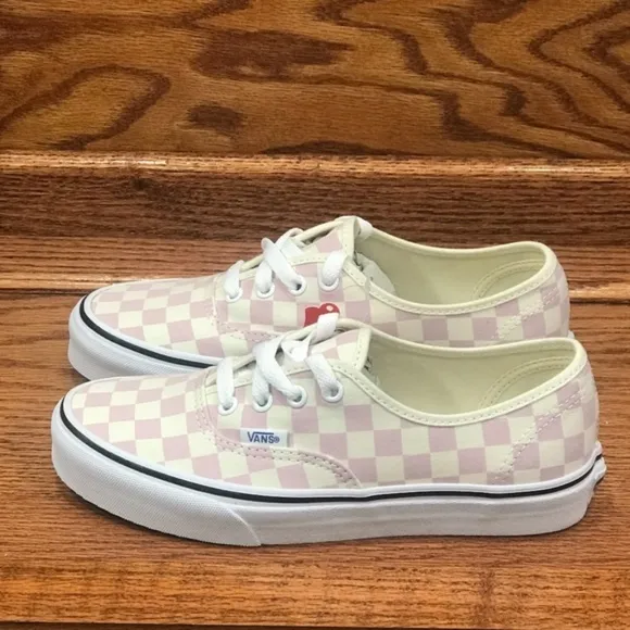 Vans Authentic Checkerboard Chalk Pink Shoes