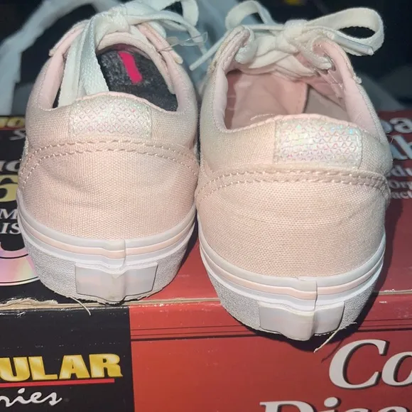 VANS Authentic Girls light pink Shoes NWT SZ 13