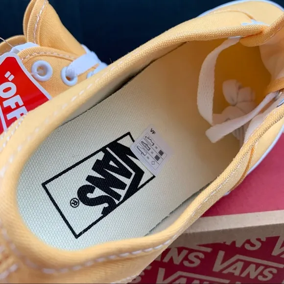 Vans Authentic Light Orange Womens Various Size