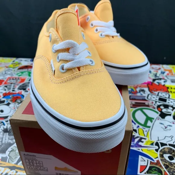 Vans Authentic Light Orange Womens Various Size