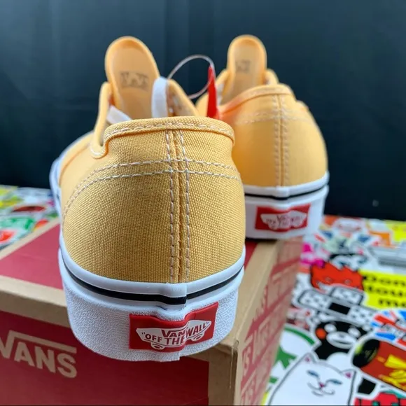 Vans Authentic Light Orange Womens Various Size