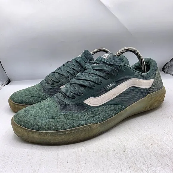 Vans Ave Pro Ultimate Waffle Mens 9.5 Dark Green Sneaker Shoes Casual Walking