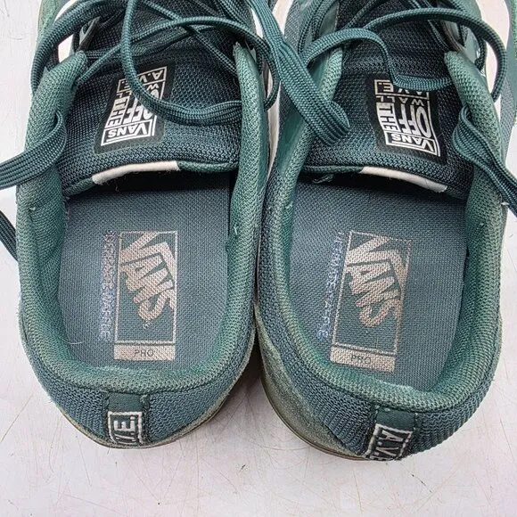 Vans Ave Pro Ultimate Waffle Mens 9.5 Dark Green Sneaker Shoes Casual Walking