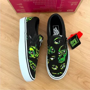 Vans Classic Slip-On 'Eyes In The Dark' Women 9.5US Mens 8.0US