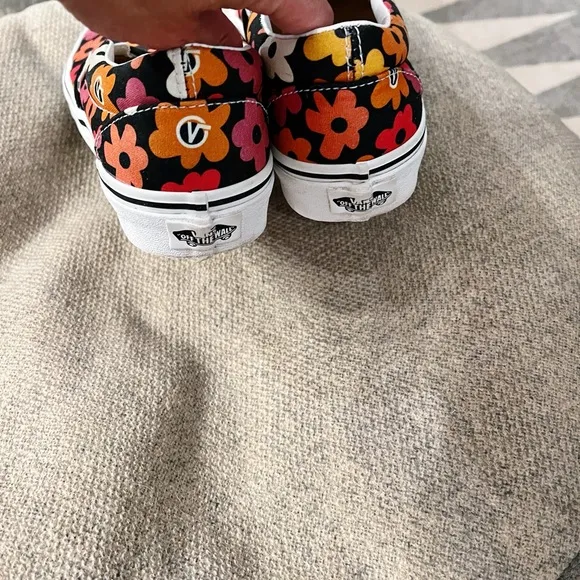 VANS Flower Power Project-X Thick Canvas Slip-on Shoes Size 7