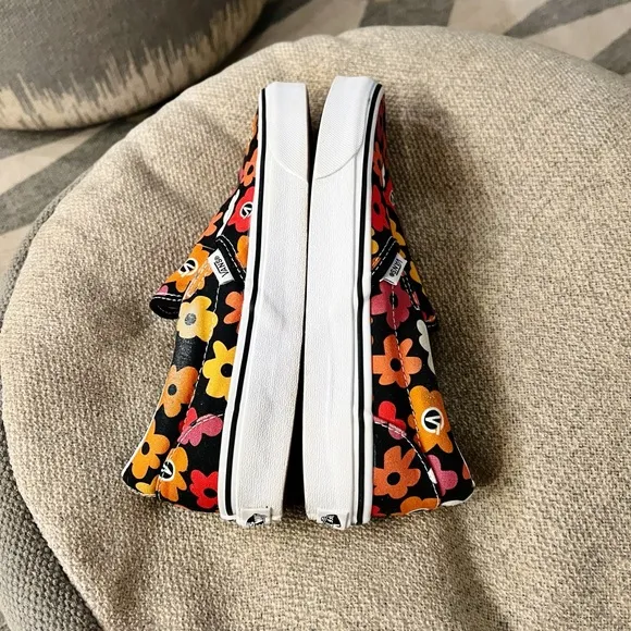 VANS Flower Power Project-X Thick Canvas Slip-on Shoes Size 7