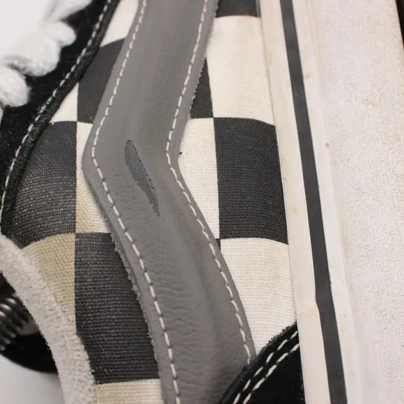 Vans Knu Skool Mrga Check Check Black Men's 7.5 Women 9 Unisex Casual Shoes