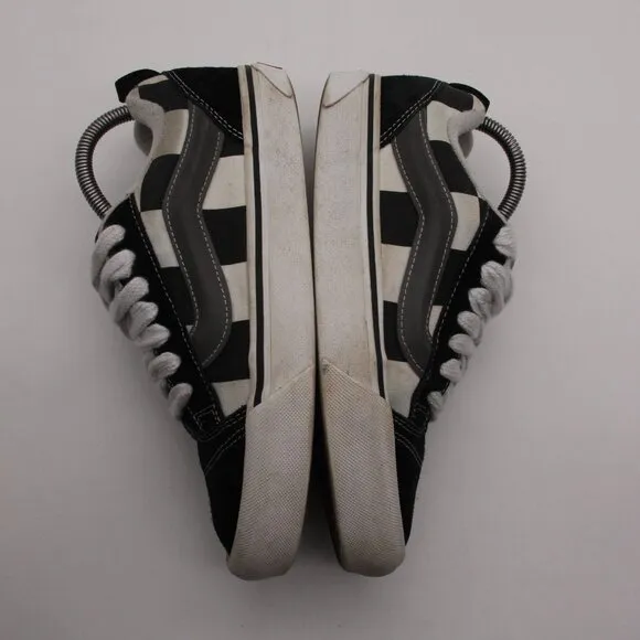 Vans Knu Skool Mrga Check Check Black Men's 7.5 Women 9 Unisex Casual Shoes