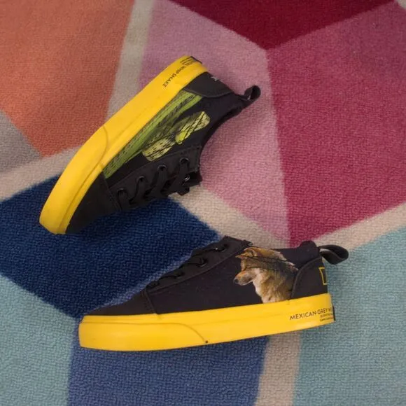 Vans Old Skool Elastic National Geographic Size 8 Toddler