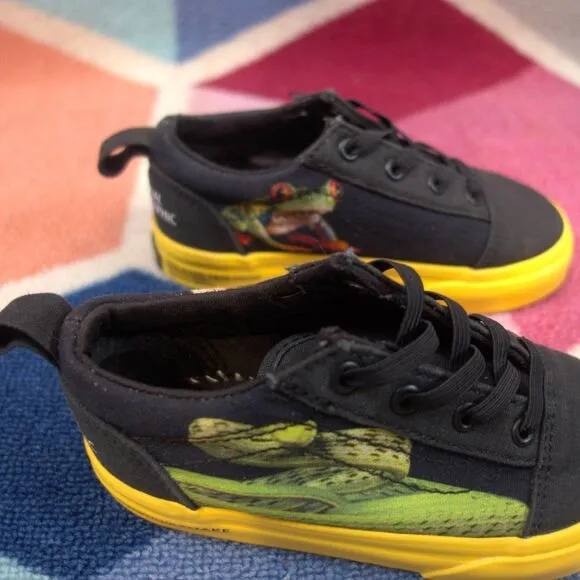 Vans Old Skool Elastic National Geographic Size 8 Toddler