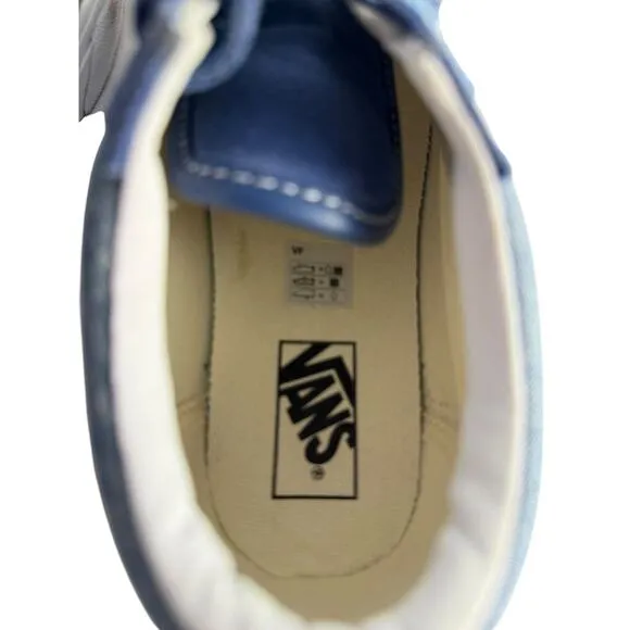 VANS OLD SKOOL V SHOE Blue/Light Blue KIDS‎ SIZE 2.5 New W/O Box