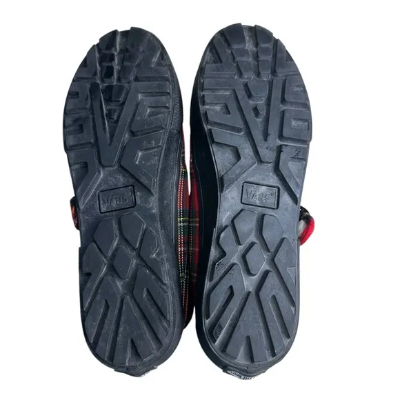 Vans Plaid Mary Janes Shoes. Size 10.5