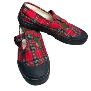 Vans Plaid Mary Janes Shoes. Size 10.5