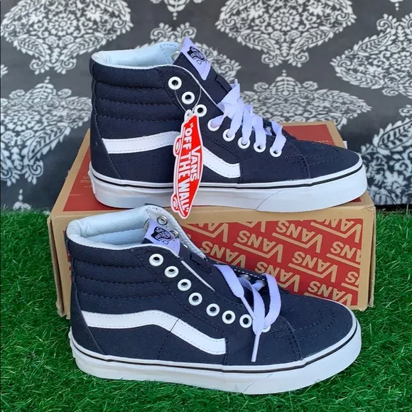 VANS SK8-Hi Canvas Dress Blue/True White WMNS