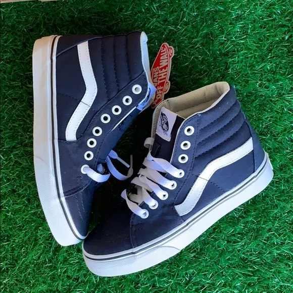 VANS SK8-Hi Canvas Dress Blue/True White WMNS